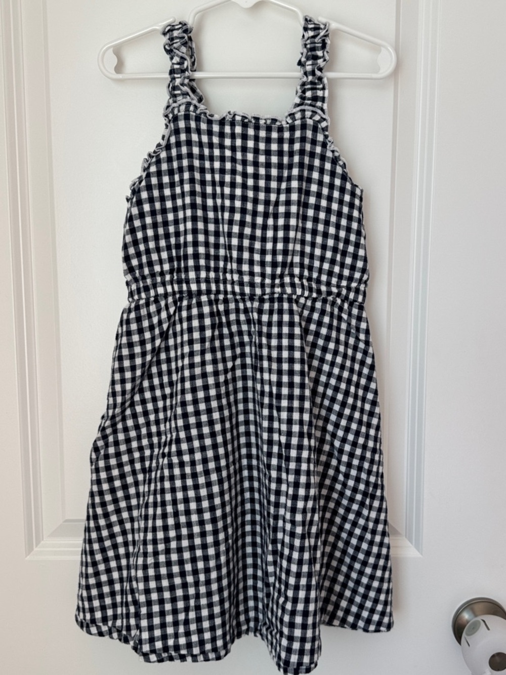 Crewcuts Black and White Gingham Sundress 7
